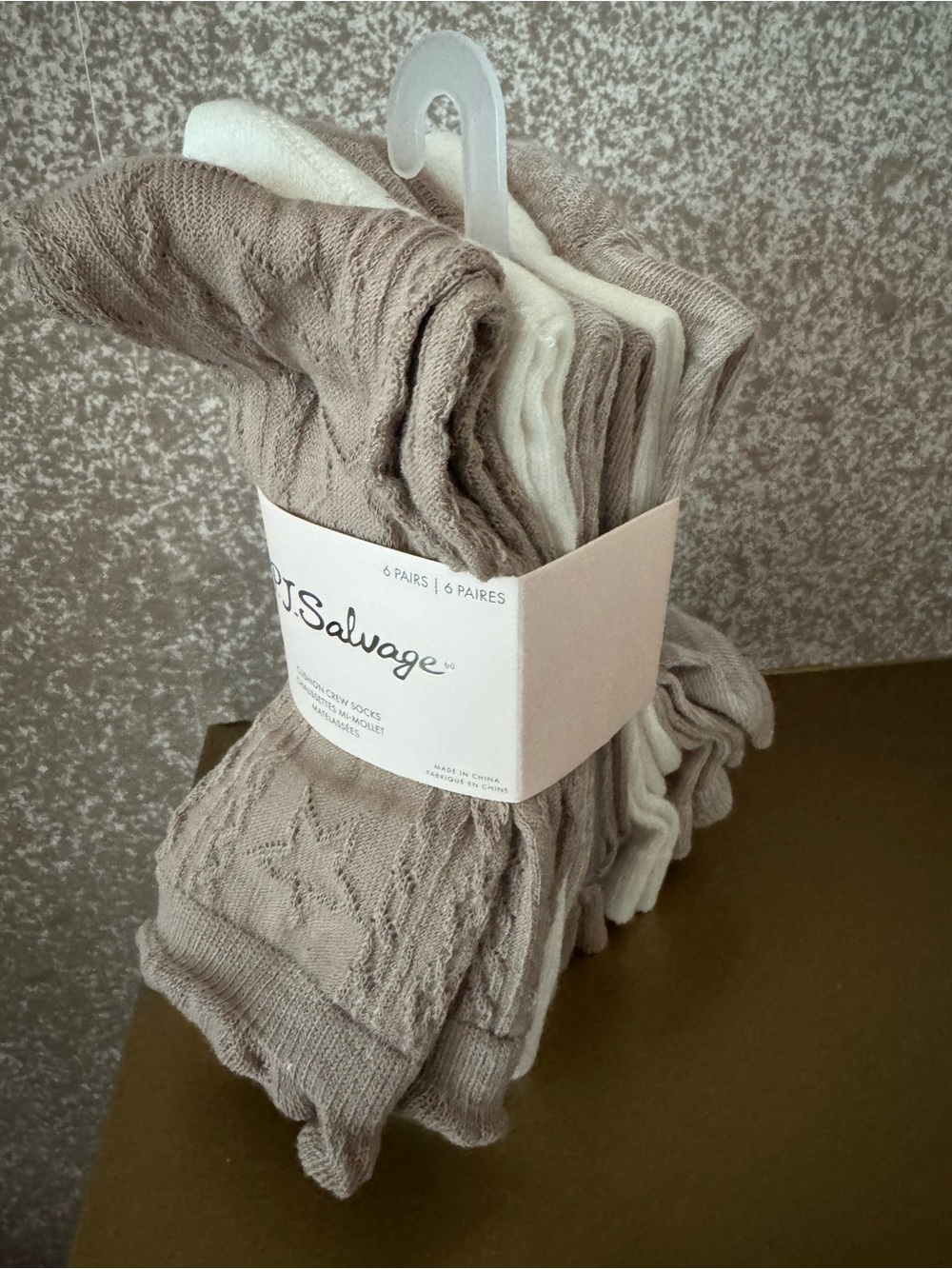 P.J. Salvage Cushion Crew Socks - 6 Pairs